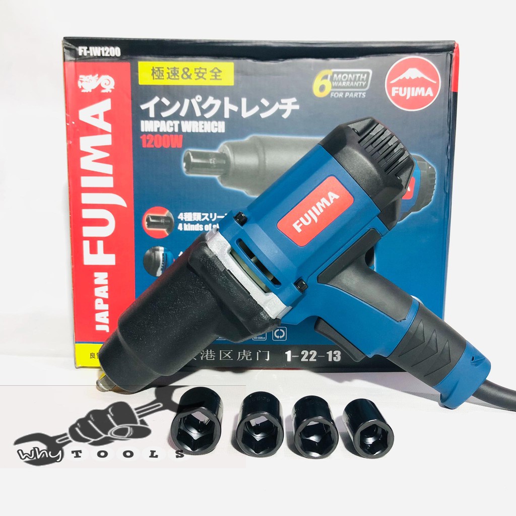Fujima Japan Electric Impact Wrench 1200W FT-IW1200 | Shopee Philippines