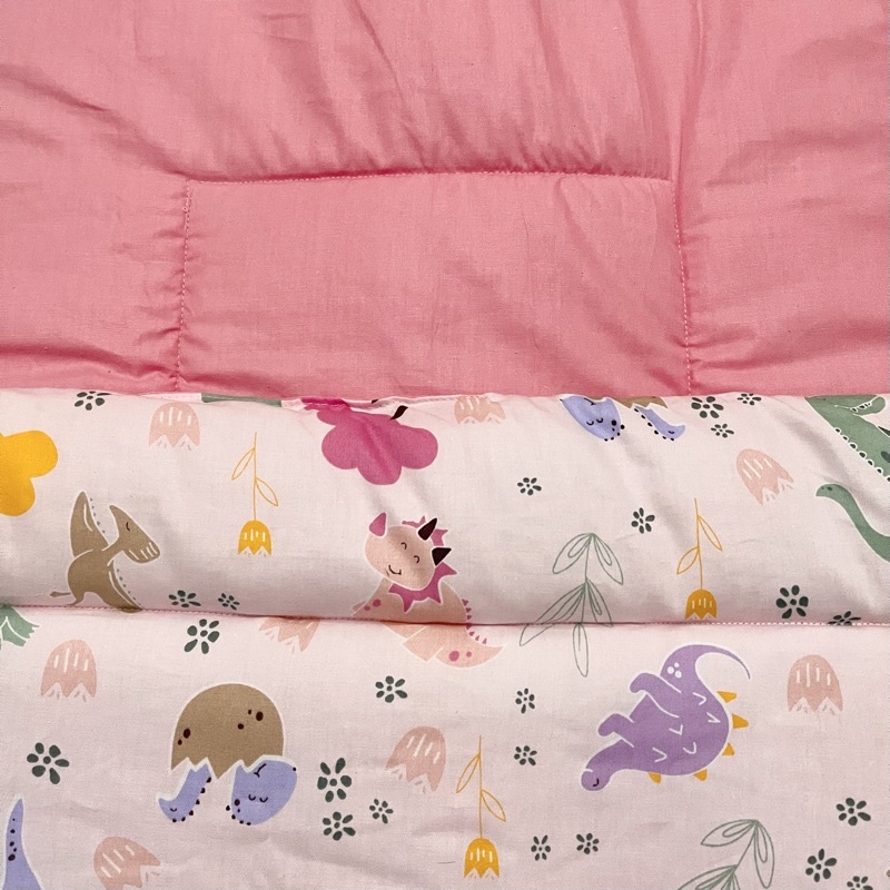 Reversible Baby Comforter Set Baby Dinosaur Shopee Philippines