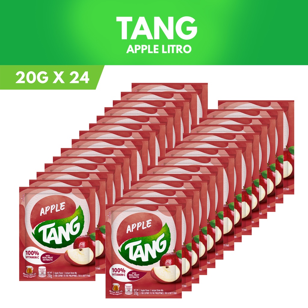 Tang Iced Tea Apple Litro 20g (Pack of 24) Shopee Philippines