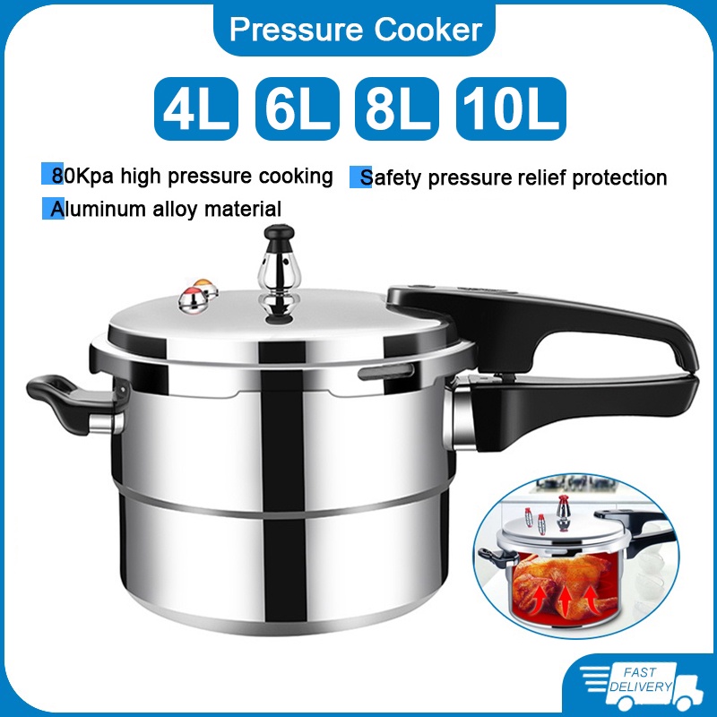 Pressure Cooker 4L/6L/8L/10L For Induction Cooker/Gas Stove General Pressure Rice Cooker with