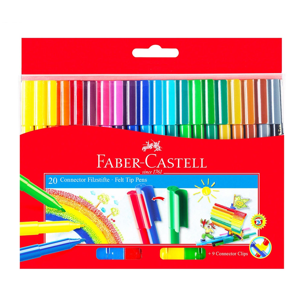 Faber-Castell Connector Pens 20s