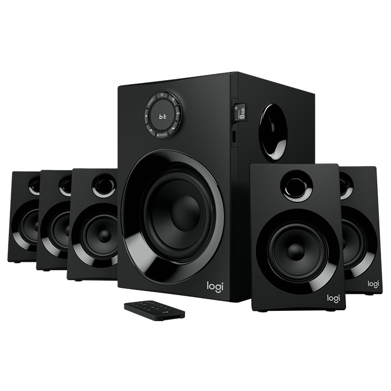 Logitech Z607 5 1 Surround Sound Speaker System Powerful Sound With Bluetooth Shopee Philippines