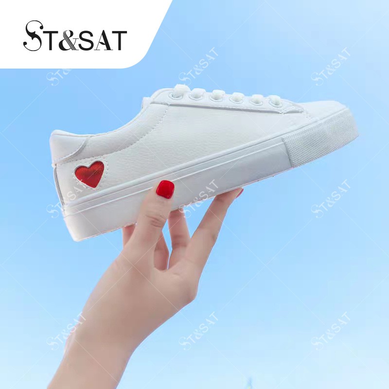 ST&SAT Bestseller love white shoes student shoes and women's shoes(add ...