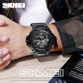 SKMEI Official Men Analog Digital Sporty World Time Original Watch Waterproof Large Dial relo #7