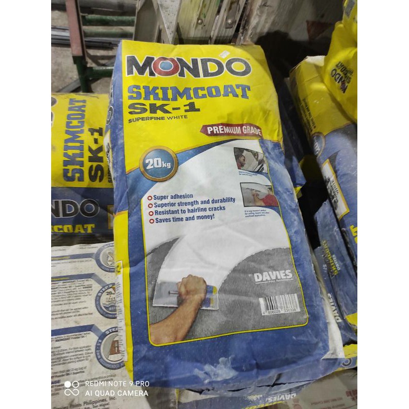 Skimcoat Mondo Davies per Kilo Shopee Philippines