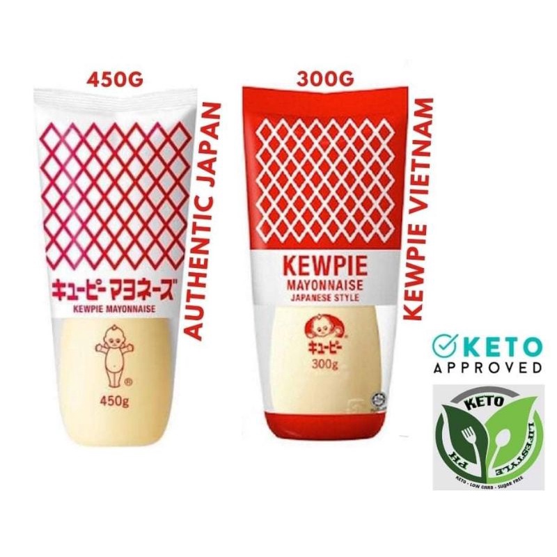 Kewpie Mayonnaise (Keto/Low Carb Diet) Authentic Japan & Vietnam made