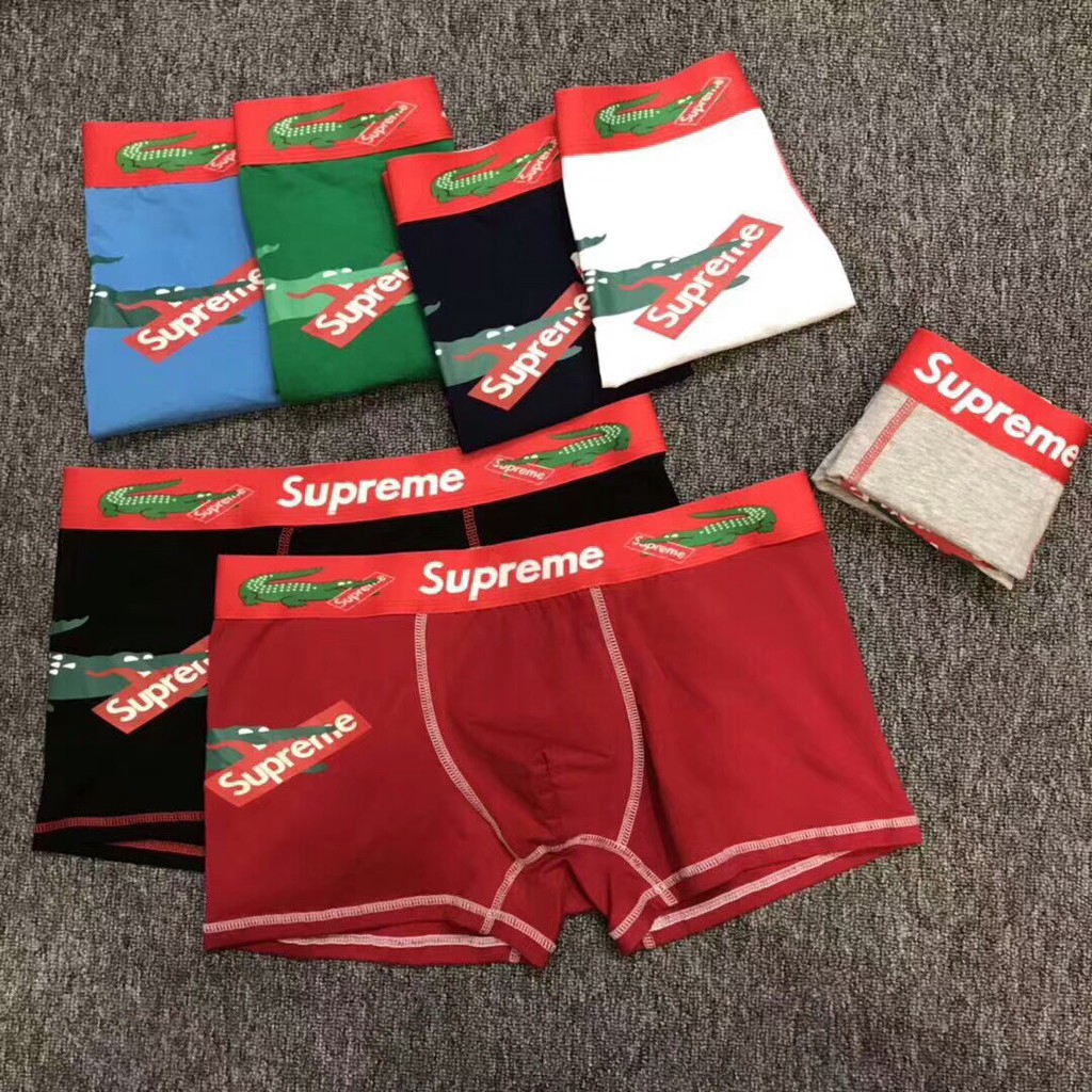 supreme boxers red