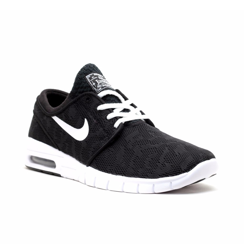 nike janoski max black and white