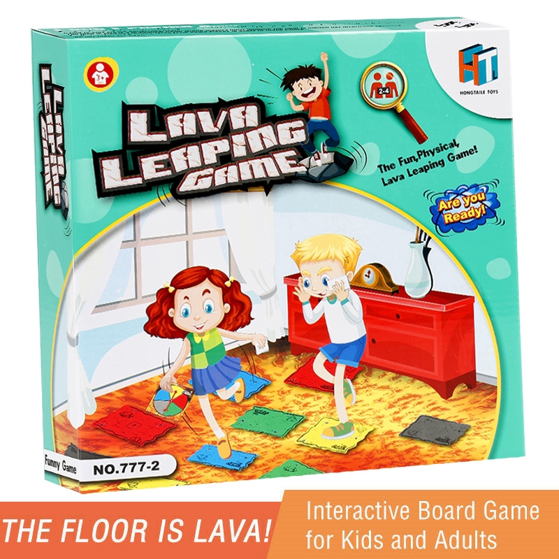 The Floor is Lava! Interactive Board Game for Kids and Adults (Ages 5