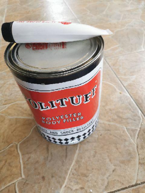 Polituff Polyester Body Filler With Hardener - 4l 