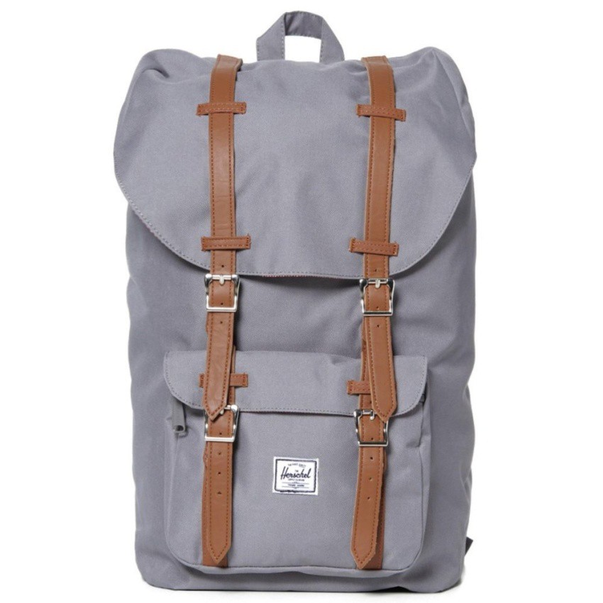 herschel little america grey tan