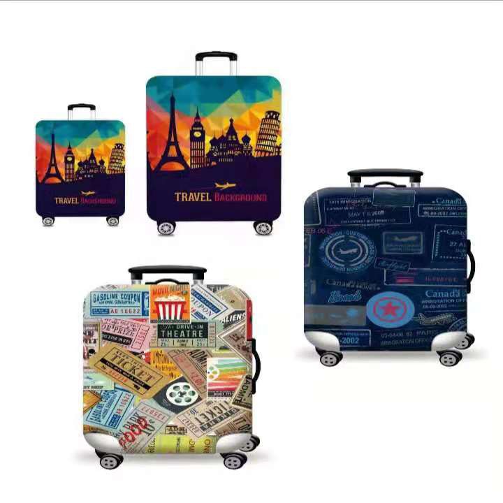 【S/M/L/XL】 Luggage Cover Suitcase Expandable Luggage Cover Shopee