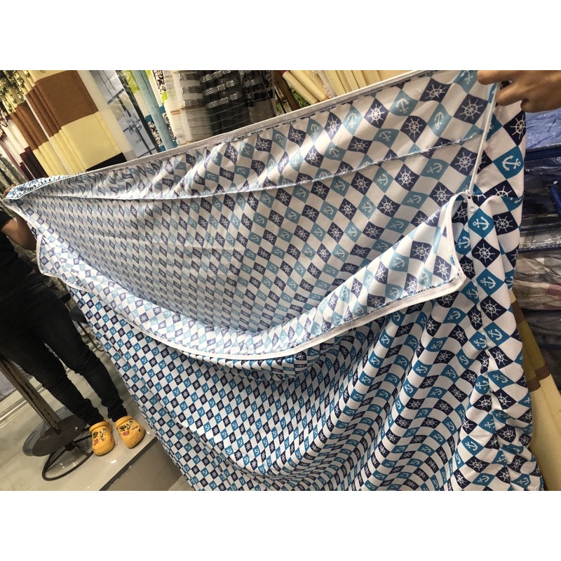 【Philippine cod】 Bed foam cover with long zipper on the side KING SIZE 72*75*4 inches #New arrival