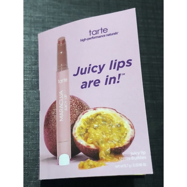 TARTE MARACUJA JUICY LIP IN ROSE SHADE | Shopee Philippines