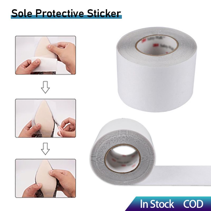 100*10cm Sole Protector Sticker Clear Self-Stick Protector Slip ...