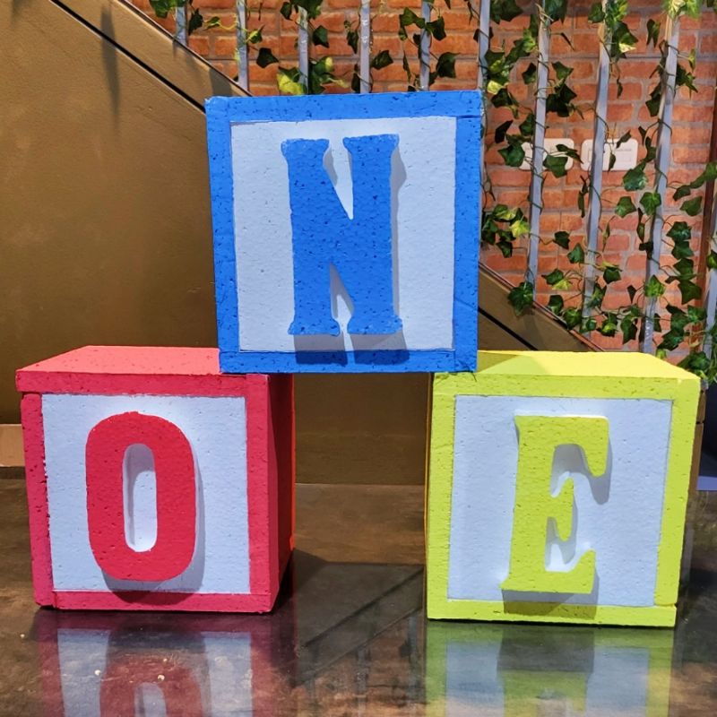 Letter Number Styrofoam Box Birthday Decoration Shopee Philippines