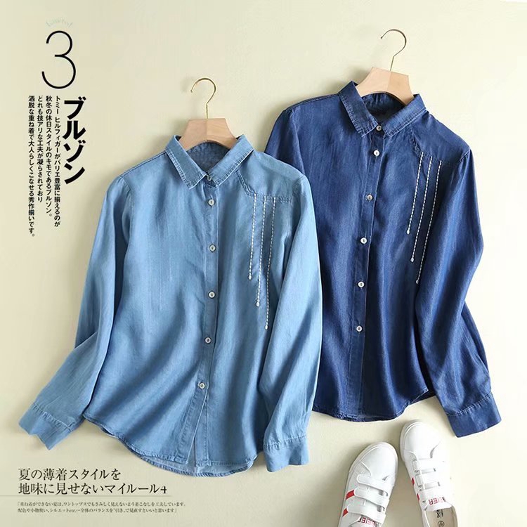 tencel denim shirt