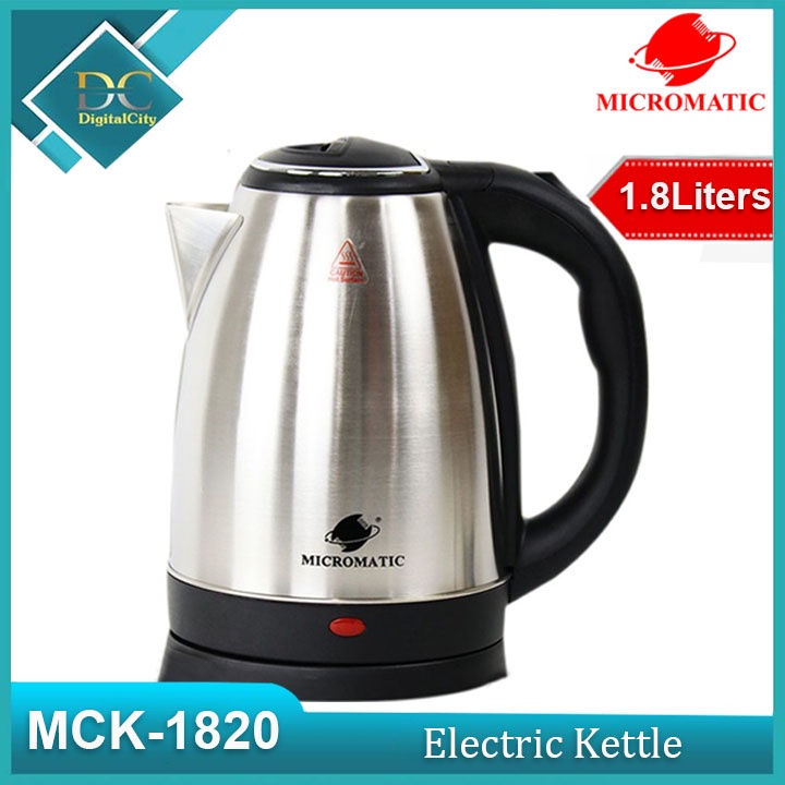 DIGITAL Micromatic MCK1820 stainless steel Electric Kettle 1.8L