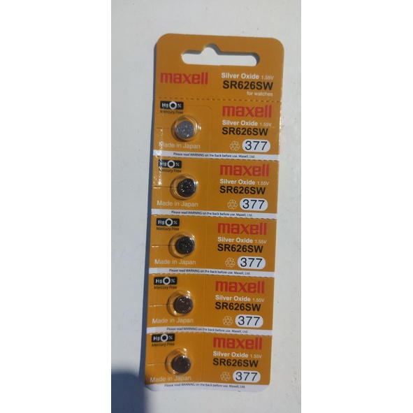 MAXELL SR626SW WATCH BATTERY Shopee Philippines