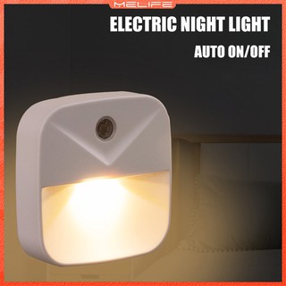 Mini LED Auto ON/OFF Night Light Smart Sensor Wall Lamp For Home Bedroom