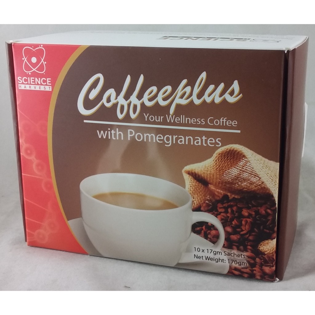 Science Harvest Coffee Plus w/ Pomegranates 17g x 10 sachets Shopee Philippines