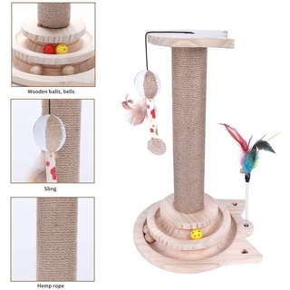 Cat Claw Post Double Layers Cat Scratcher Board Pet Toys Cat Toys Natural Sisal Material #3