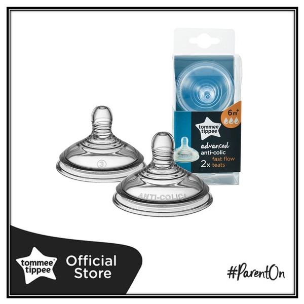 tommee tippee anti colic teats 6m 
