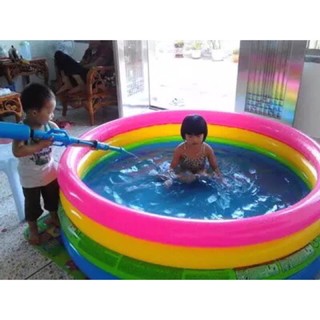 INTEX Kiddie Pools and Inflatable Kid’s Pools rainbow 3color swimming pool