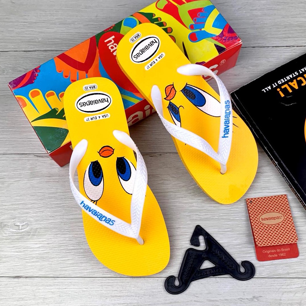 havaianas-looney-tunes-flip-flop-unisex-shopee-philippines