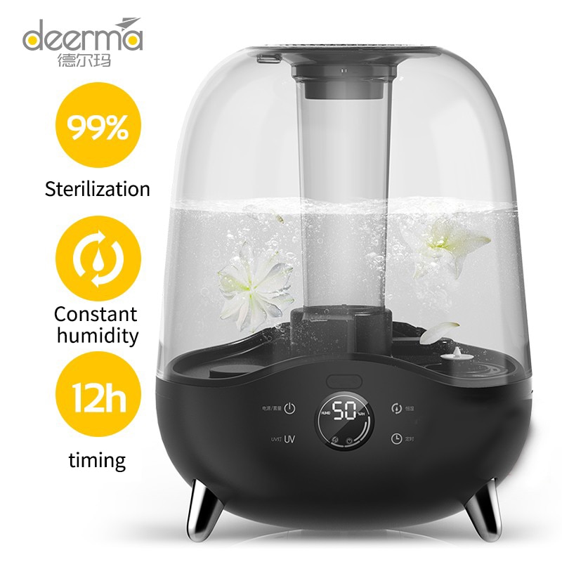 Deerma F327 Air Humidifier Bedroom Living Room Dual Purpose Mini