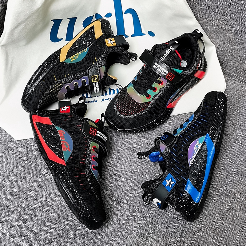 boys leather tennis shoes