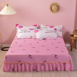 Pink Bed Skirt 3 In 1 Sheet Twin, Pink Twin Size Bed Skirt