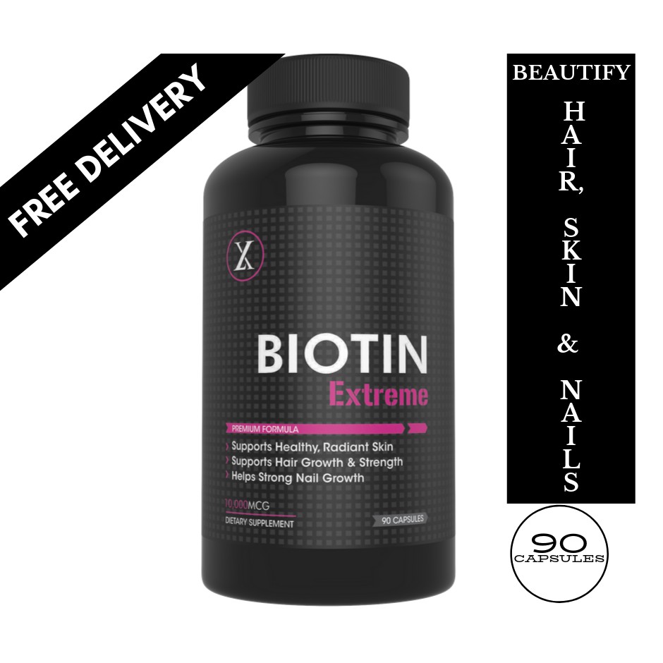 Biotin Extreme 10 000 Mcg Increase Healthier Stronger Thicker