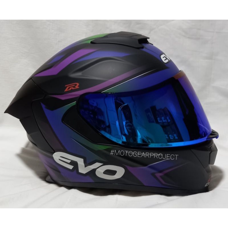 EVO GTPRO Renegade One Purple Full Face Dual Visor Helmet Shopee Philippines