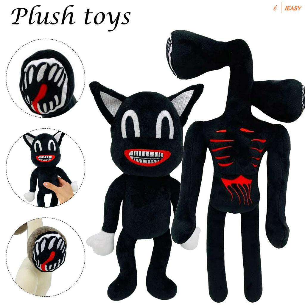 COD】30cm Black Cartoon Cat toys+ 40cm Siren Head Plush Doll Kids Stuffed  Toys educational toys cat toy Plush Toy Kids gift cute plush toy doll |  Shopee Philippines