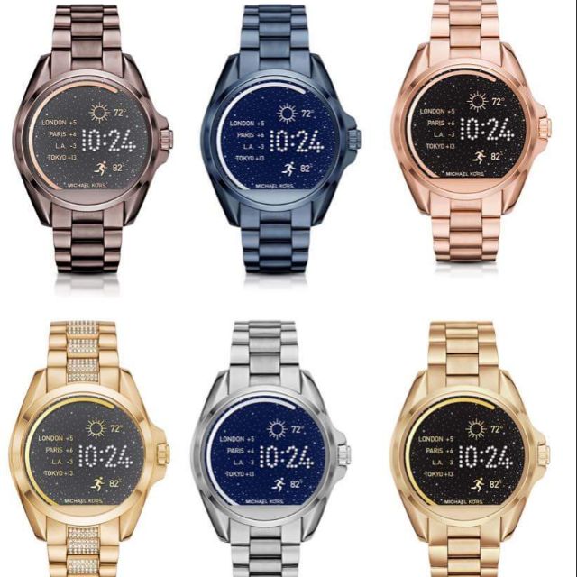 michael kors smartwatch colors