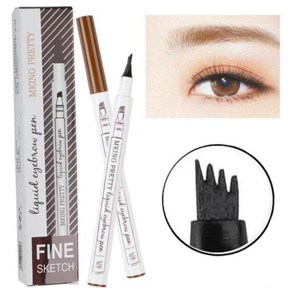 Mking Pretty Liquid Eyebrow Pen Waterproof Shopee Philippines 