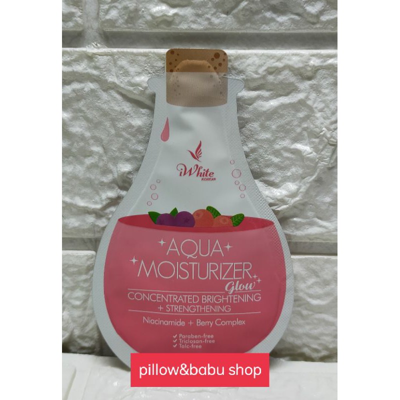 iwhite korea aqua moisturizer glow ingredients