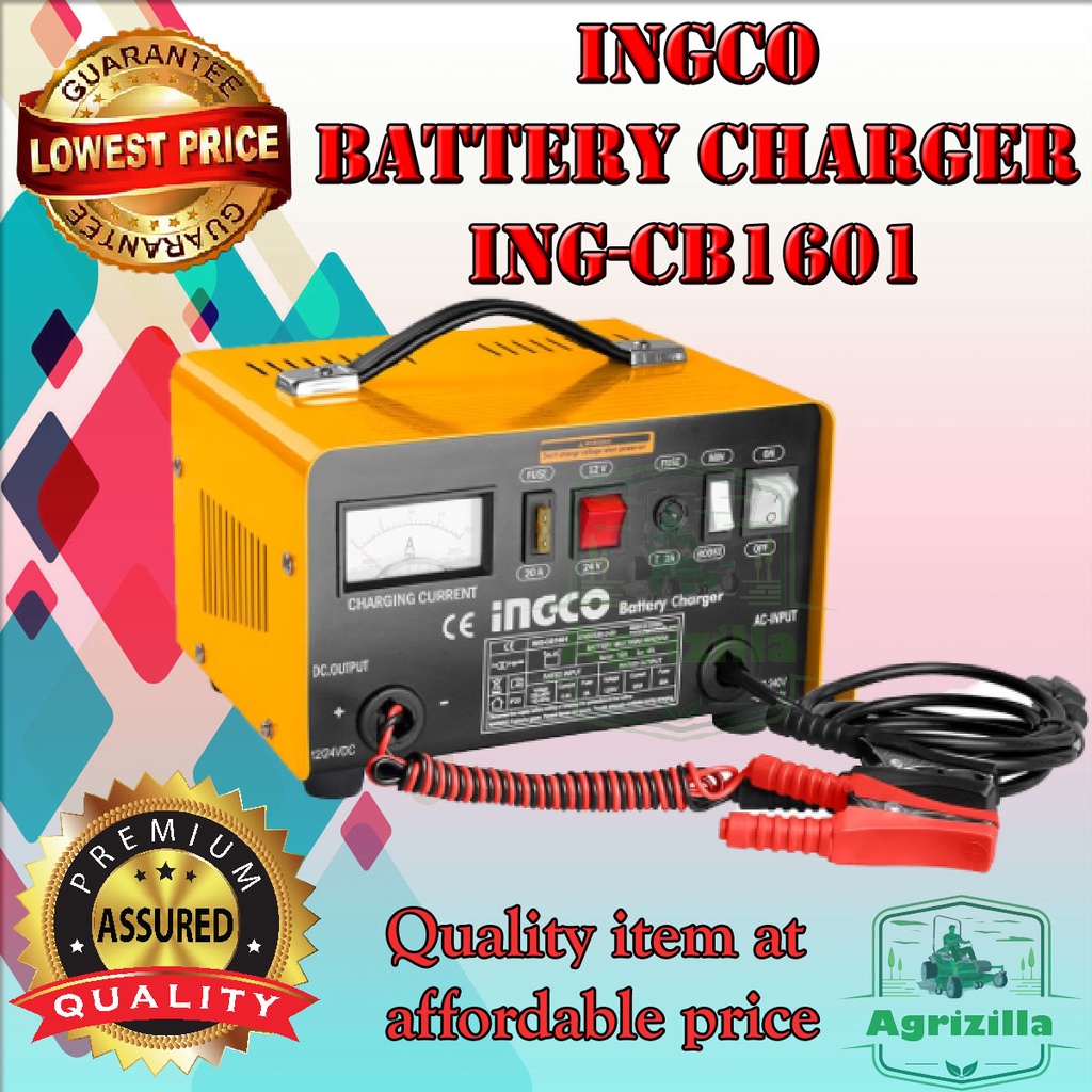 Ingco Ing Cb1601 9 4a Battery Charger 12 24v Shopee Philippines