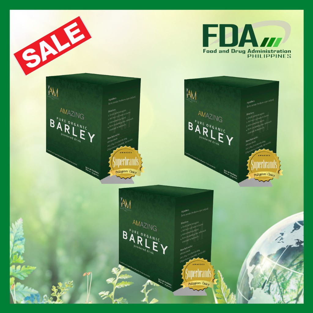 Pure organic Barley 3箱 Original Barley 3 BOXES - BARLEY SALE