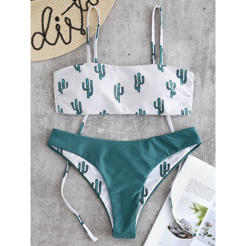 zaful cactus bikini