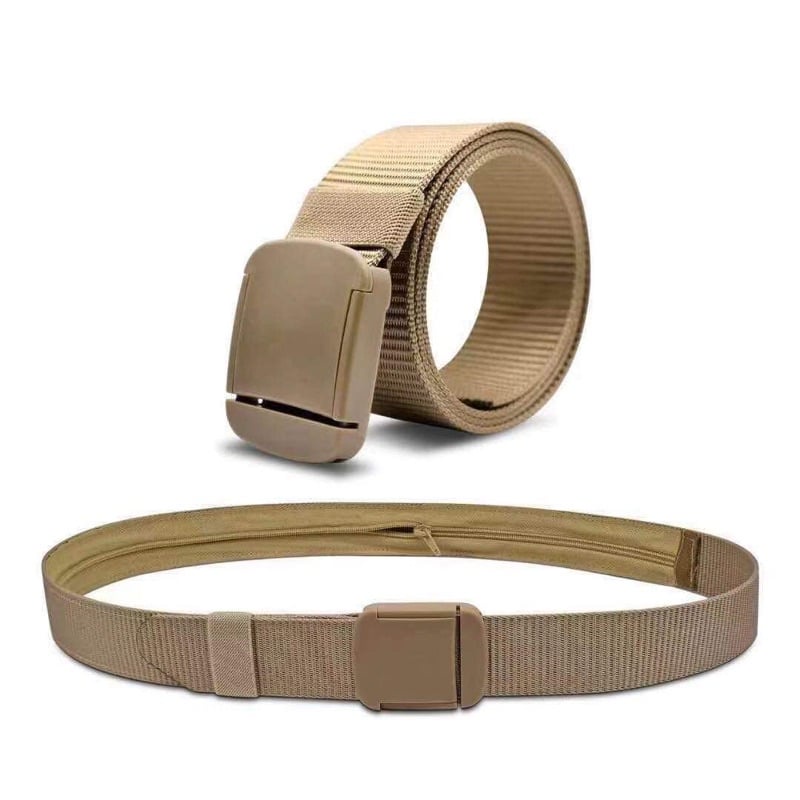 Nylon Belt Army Tactical Belt With Zipper Shopee Philippines