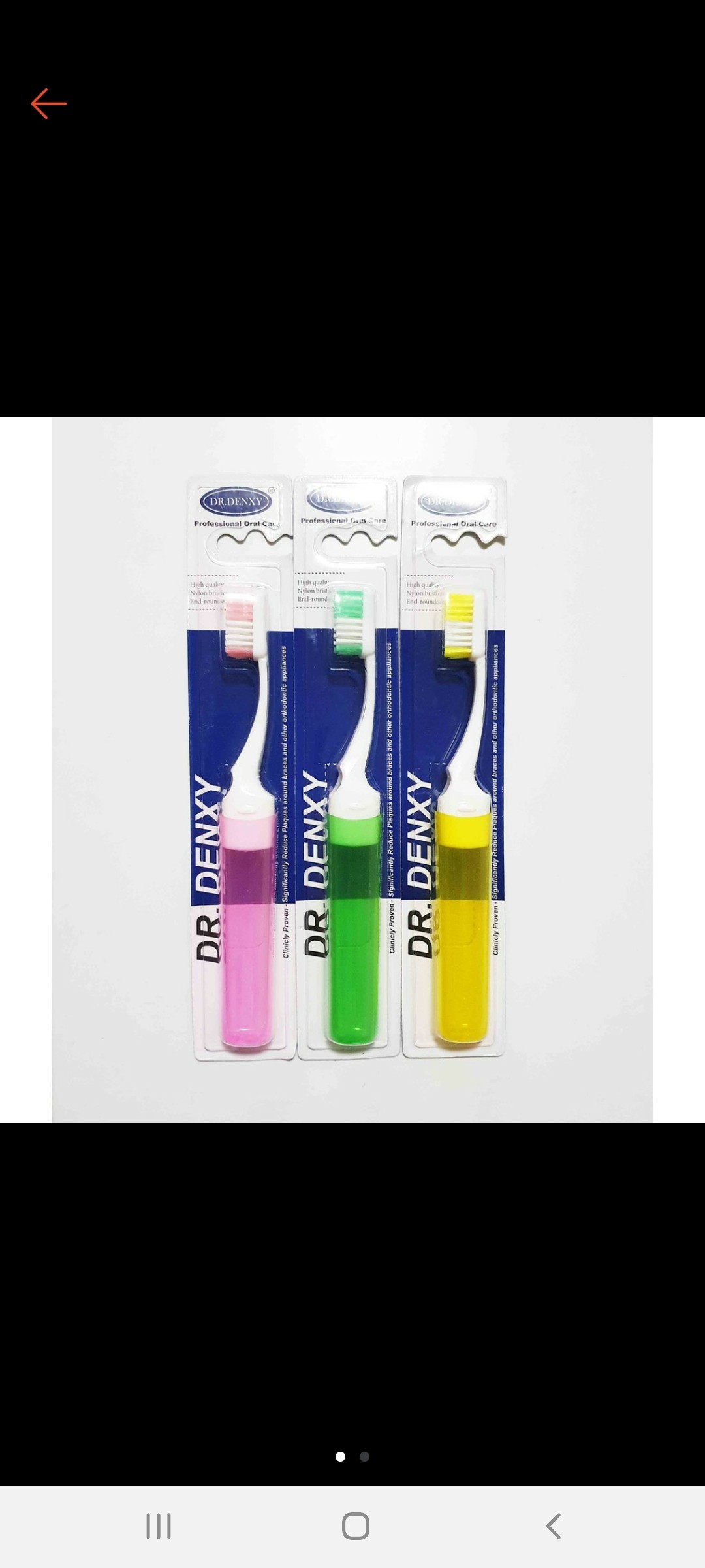 travel toothbrush for braces
