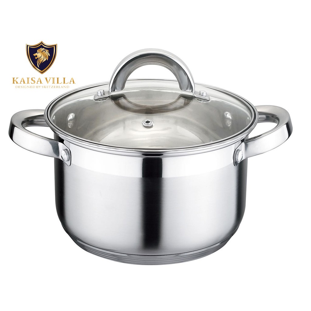 Kaisa Villa cookware set stainless steel casserole cooking pot caserole ...