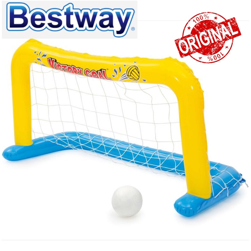 ORIGINAL BESTWAY Inflatable Water Polo Frame Football Goal Water Polo Goal WISEBUY SHOPPERS