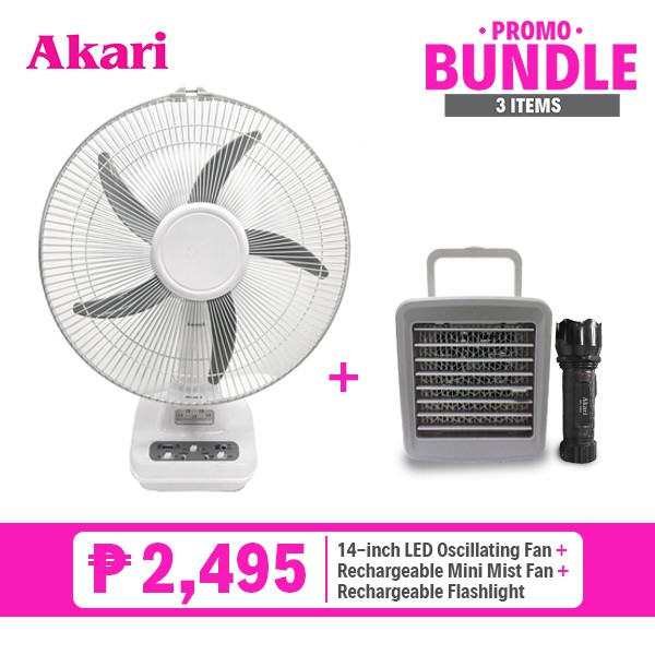 akari oscillating fan