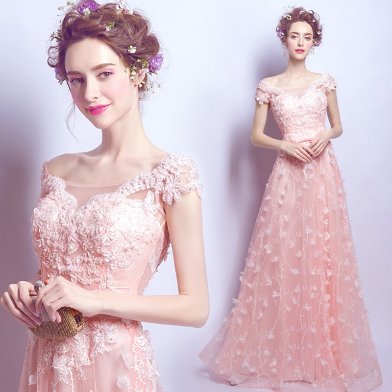 flower bridal dress