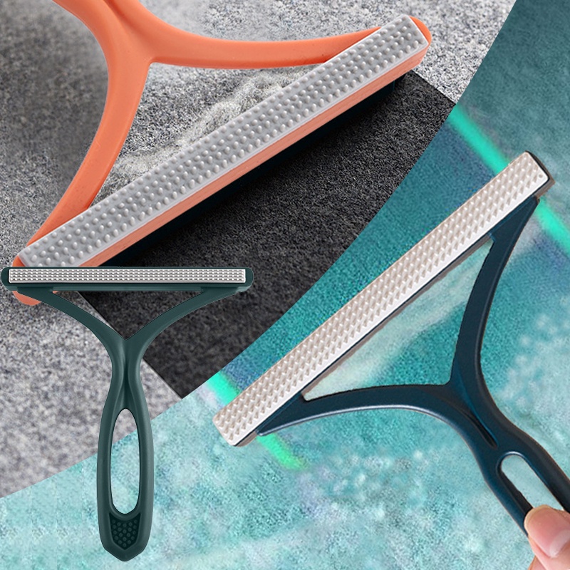 Portable Silicone Double Sided Lint Remover Pet Hair Remover Scraper