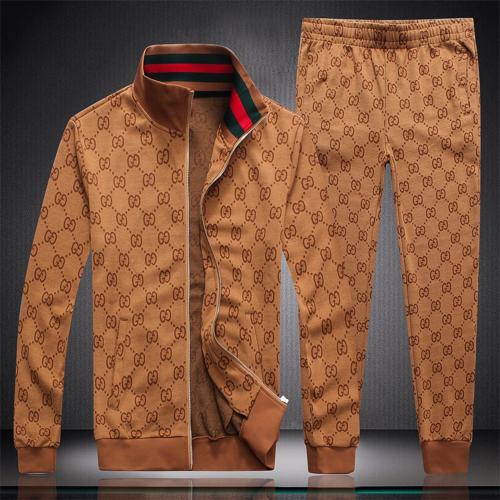 ◙☾GUCCIS men's casual tracksuits sport jacket coat with pants S-XXXL A269 |  Shopee Philippines