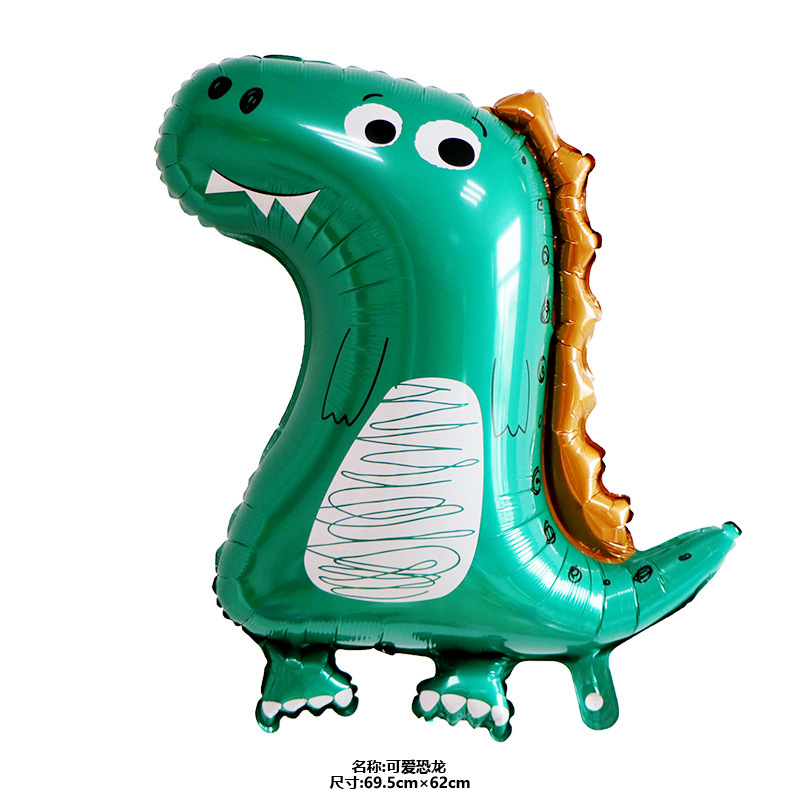 78Pcs Dinosaur birthday decoration dinosaur aluminum film balloon set children birthday Baby Shower  party supplies